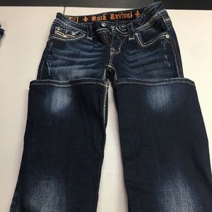 Women’s Rock Revival Jeans.  Size 25. Inseam 32